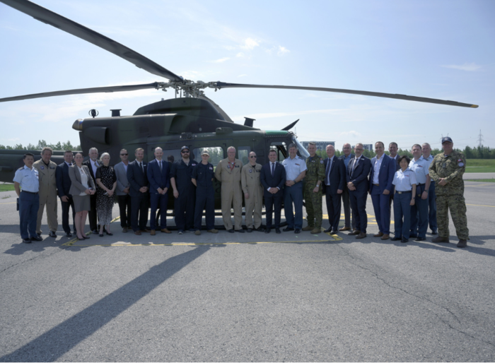   Bell Announces First Flight of the Royal Canadian Air Force's CH-146C MK II Griffon Helicopter   	