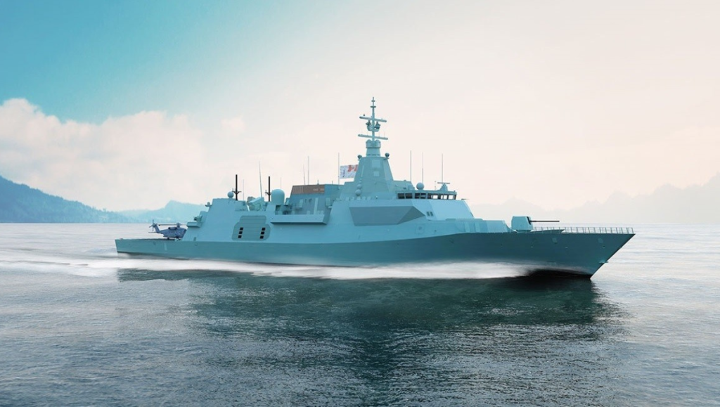CSC - Canadian Surface Combatant/RCD - River-Class Destroyers, Ship at sea,