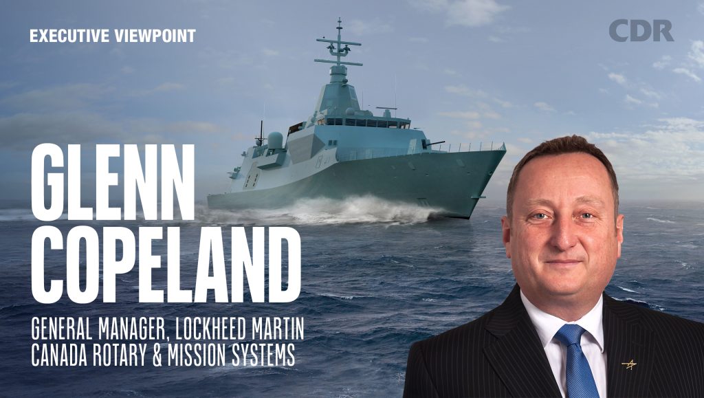 COPELAND portrait, Lockheed Martin Canada, ship in background
