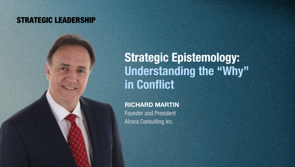 Strategic Epistemology, Richard Martin portrait