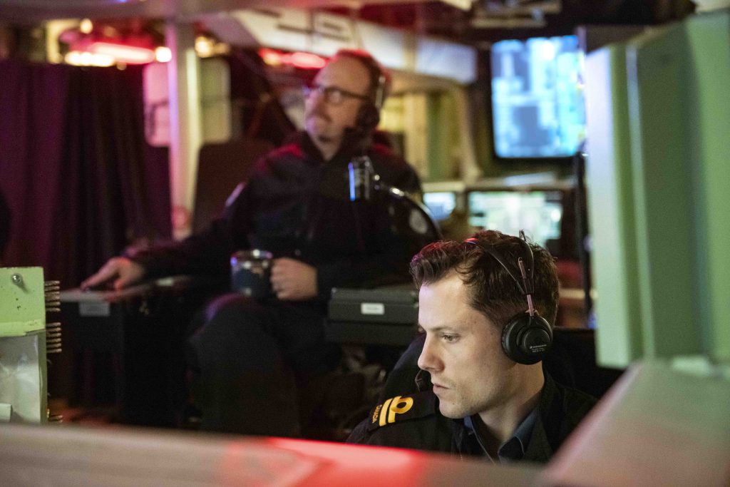 members in control room