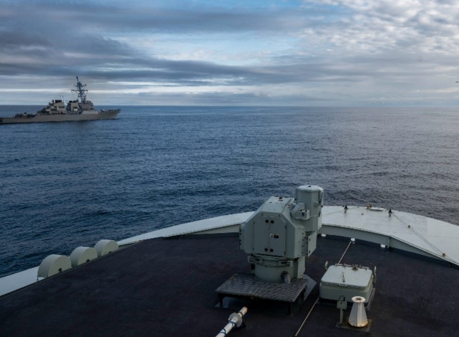 Trident Fury 2025, ships at sea