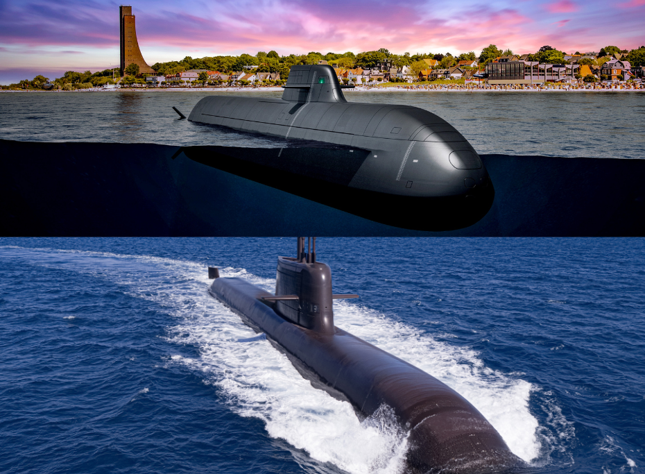 TKMS and Hanwha Ocean submarine models