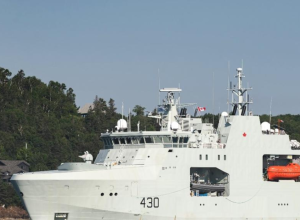 Thales and cohere, ship at sea