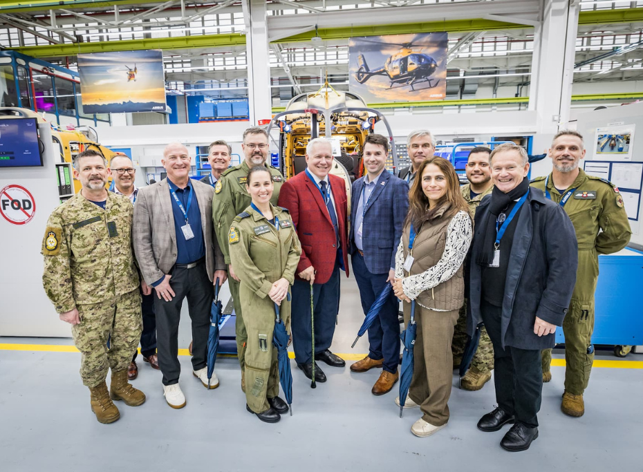 RCAF and Team SkyAlyne visit Airbus, Grob and Pilatus