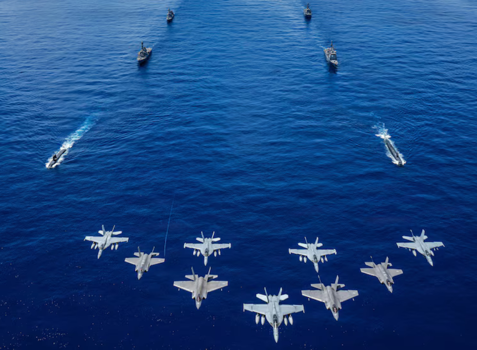 Exercise Valiant Shield 26, SHIPS AT SEA AND AIRCRAFTS